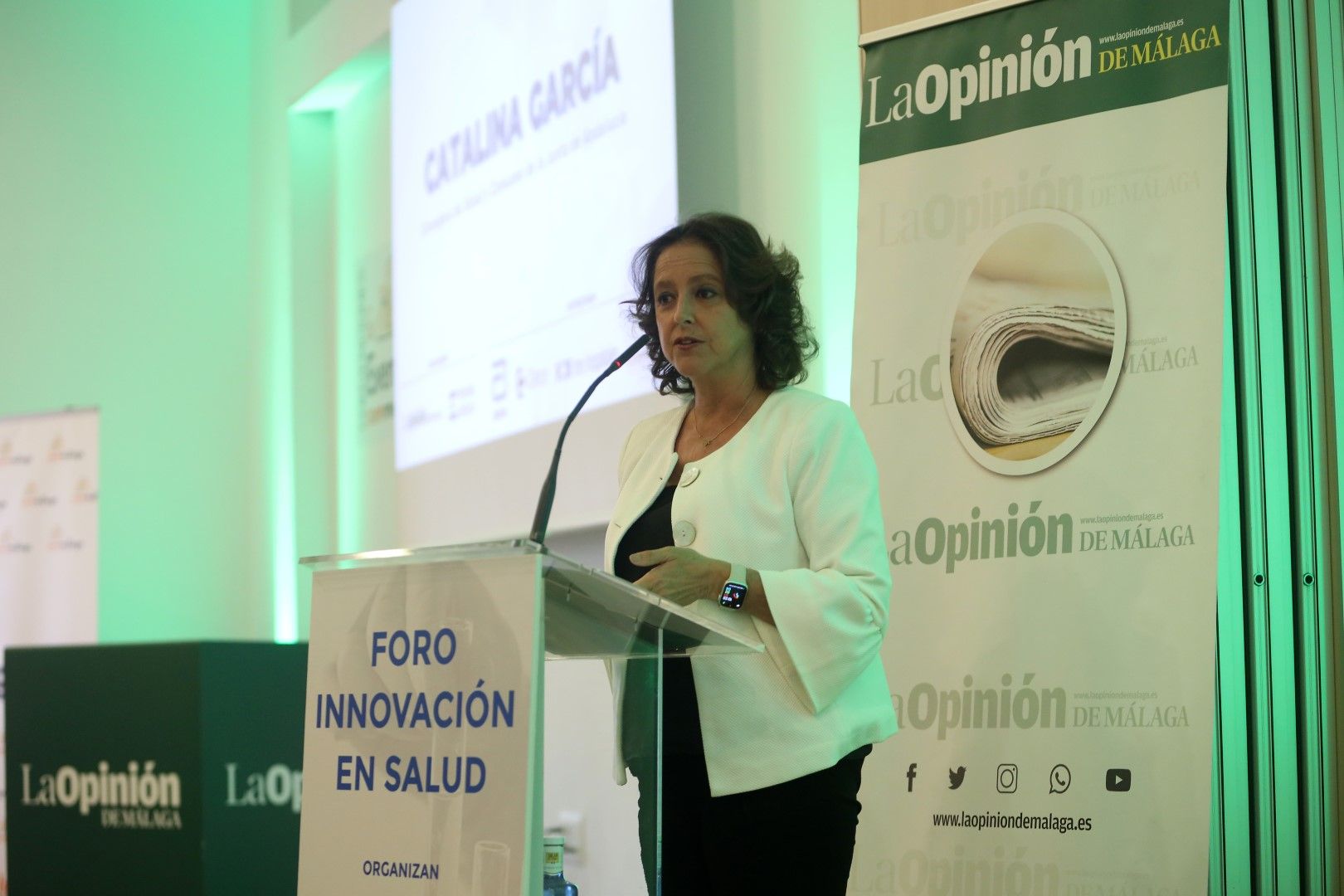 Foro de Innovación en Salud con la consejera de Sanidad, Catalina García