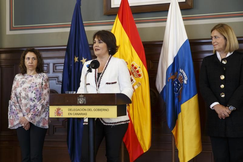 23.04.18 Las Palmas de Gran Canaria. Acto de toma de posesión de la nueva presidenta de la ZEC, Jimena Delgado-Taramona Hernández. Delegación del Gobierno de Canarias.  Foto Quique Curbelo  | 23/04/2018 | Fotógrafo: Quique Curbelo