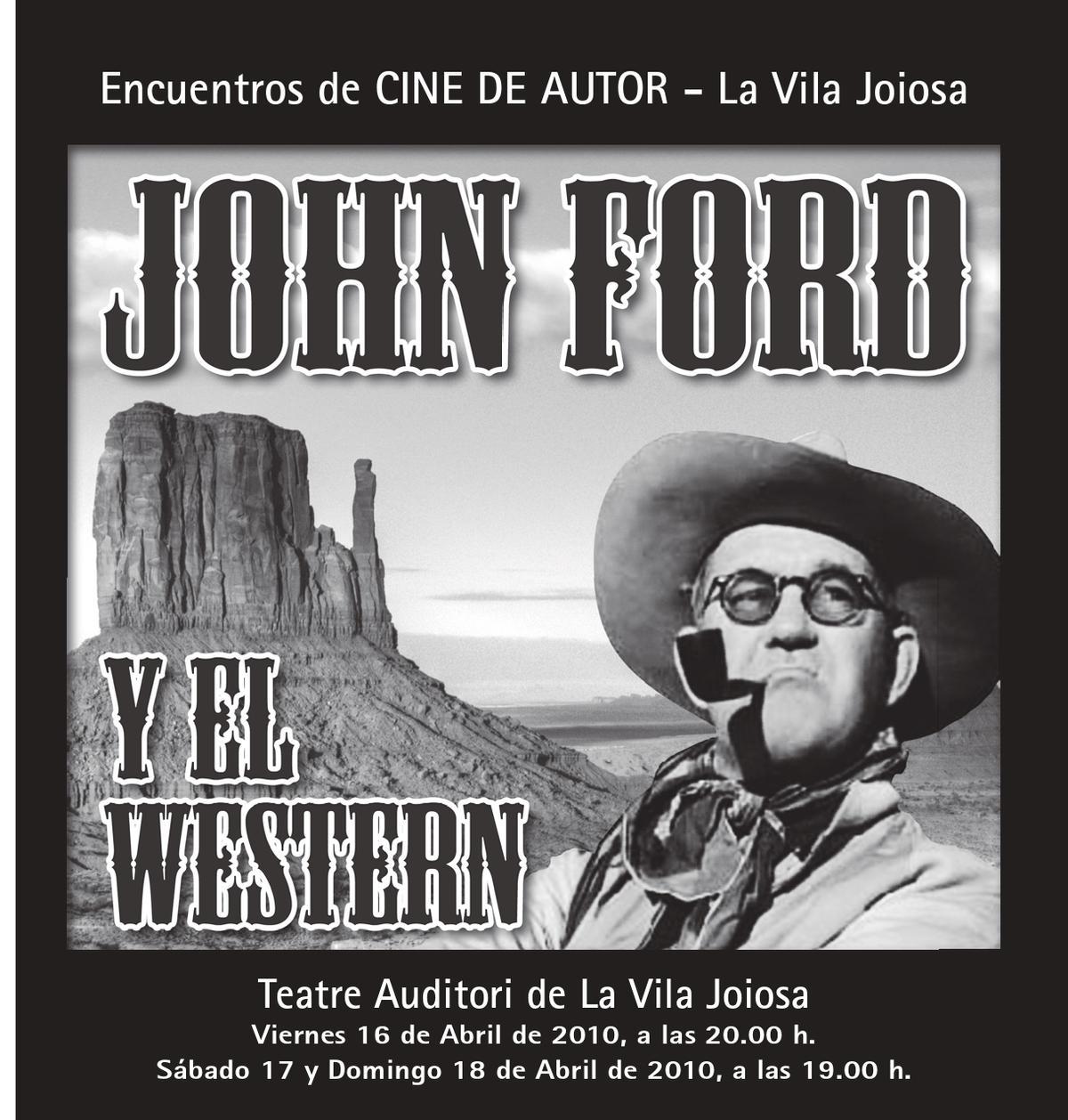 Cartel de los encuentros de 2010 dedicados a John Ford