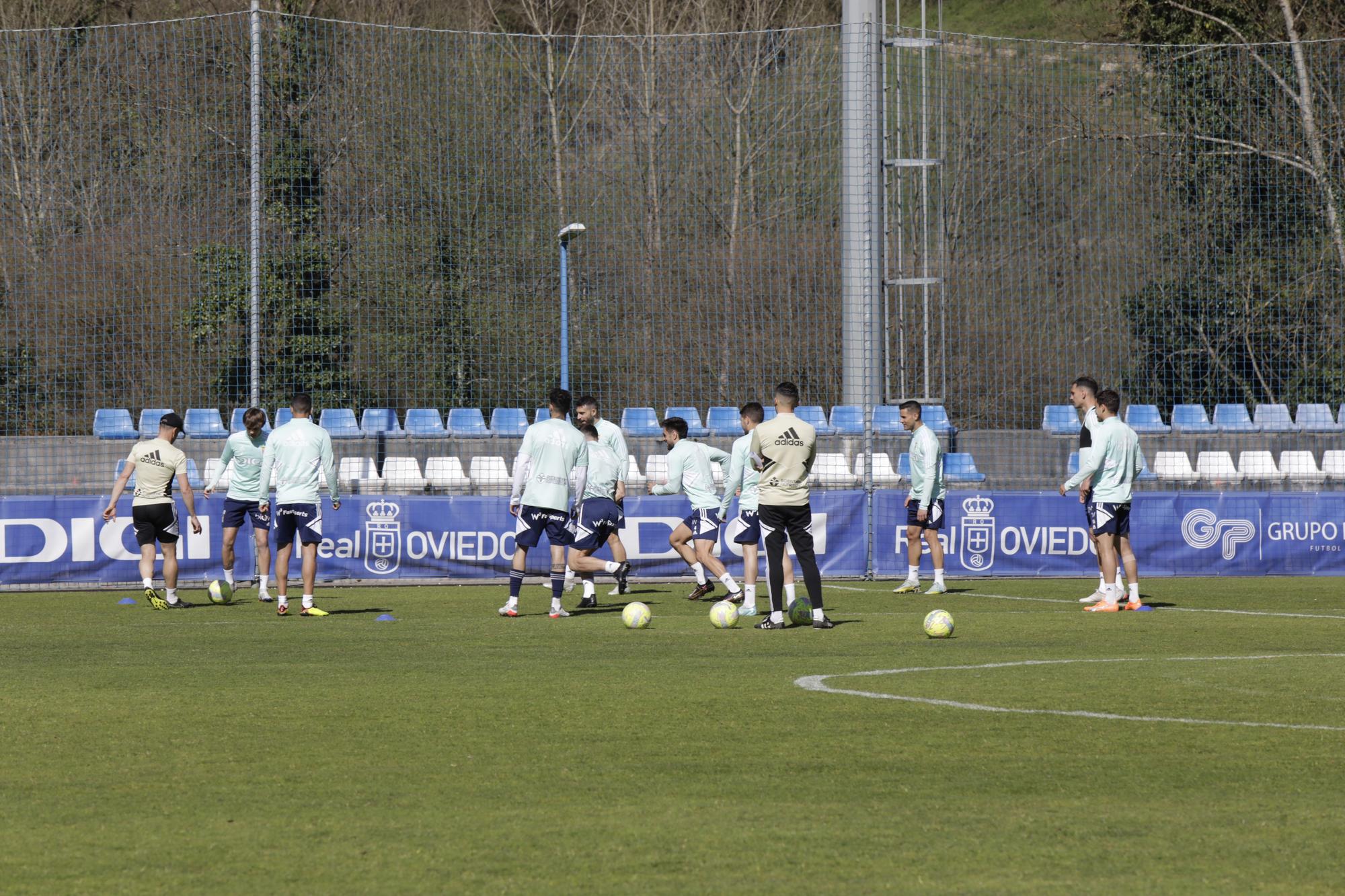 EN IMÁGENES: el entrenamiento del Oviedo