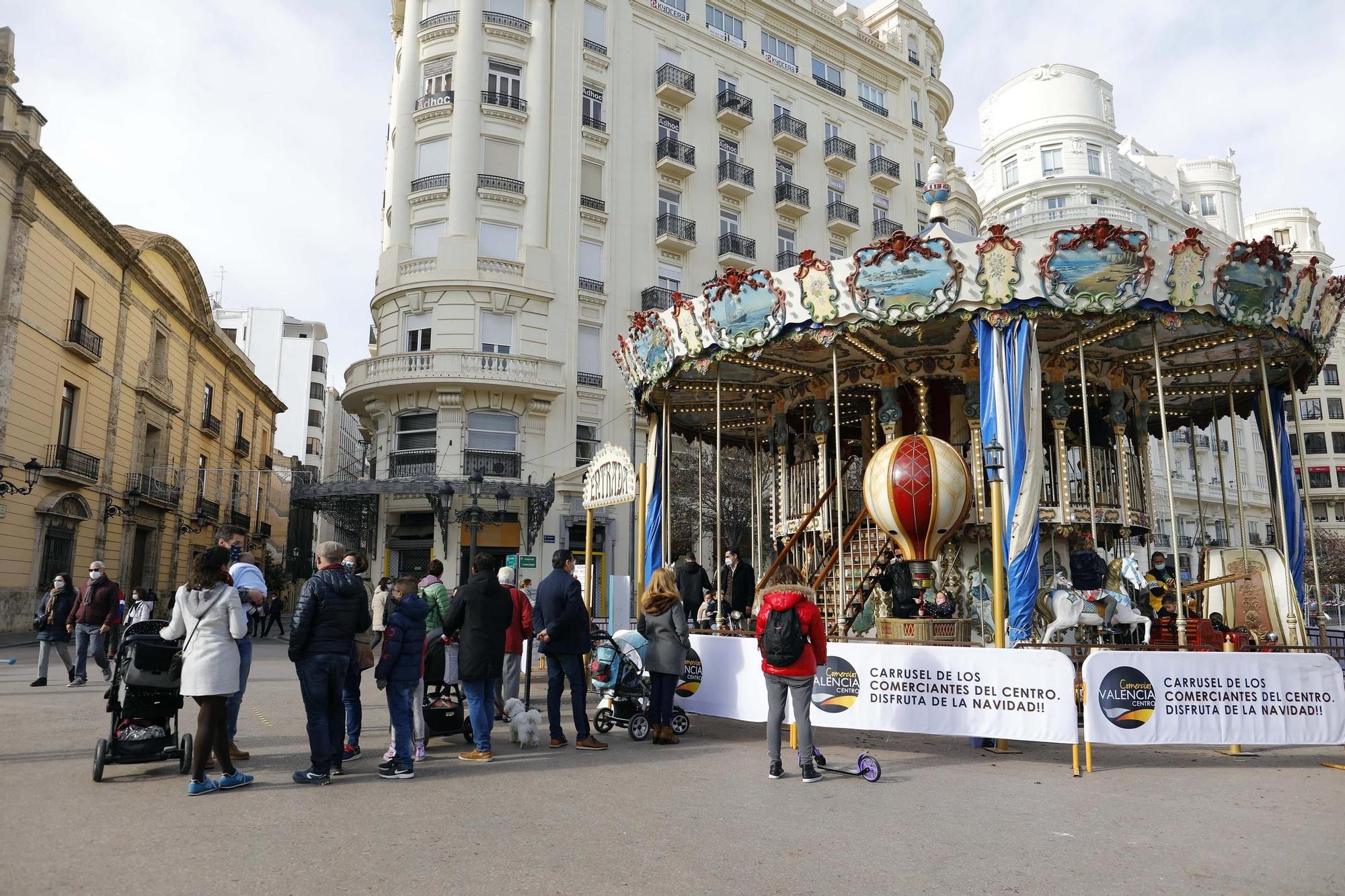 Ambiente en el centro de València el 1 de enero de 2021