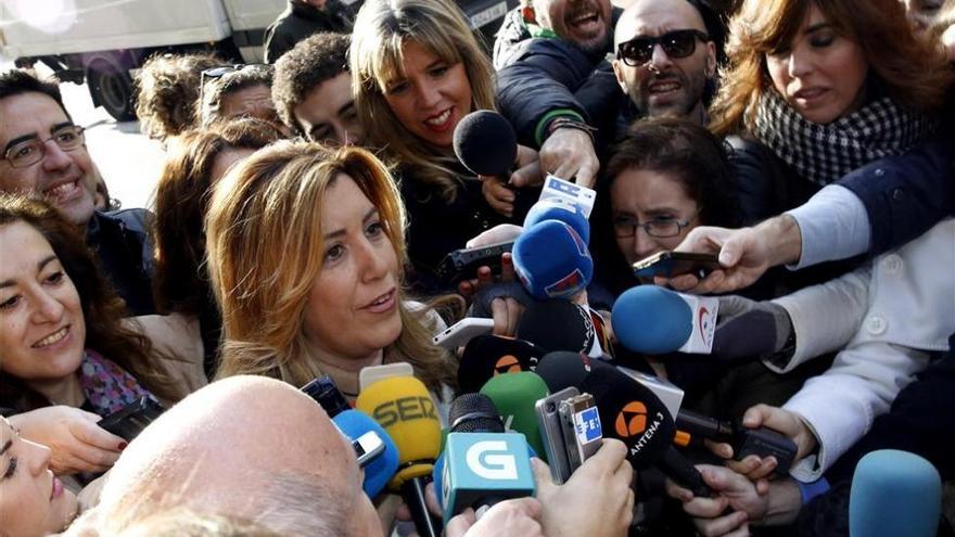 Susana Díaz rechaza la idea de Sánchez de retrasar el congreso del PSOE