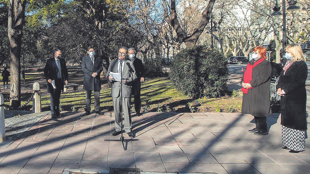 Un momento del homenaje a Manuel Broseta.