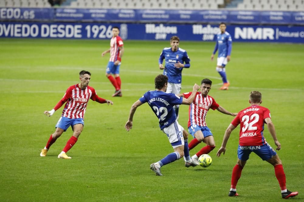 Derbi Real Oviedo-Sporting: El derbi asturiano en imágenes