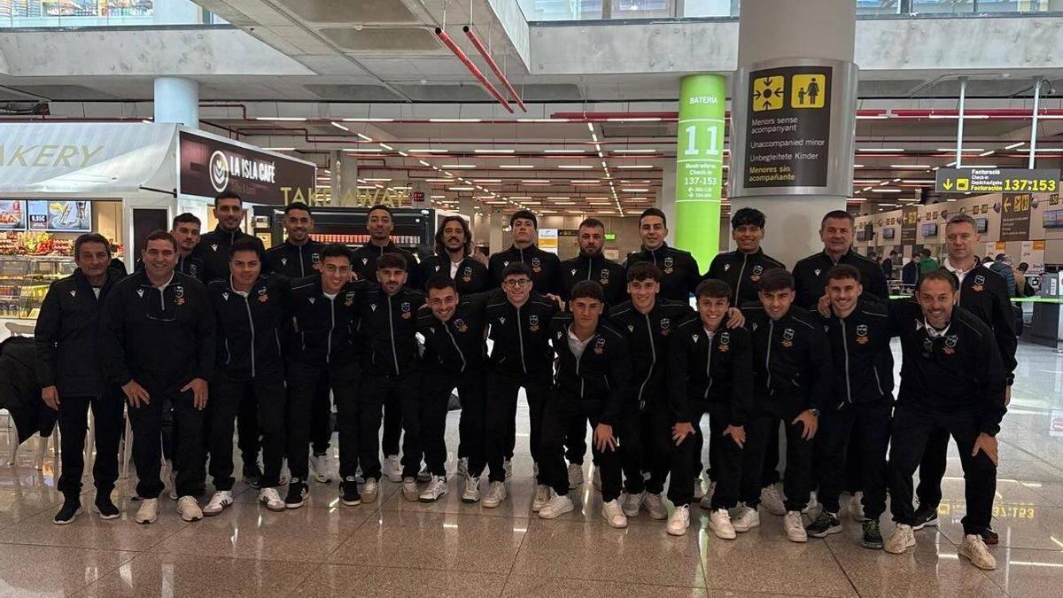 La selección amateur posa antes de partir hacia Ciudad Real.