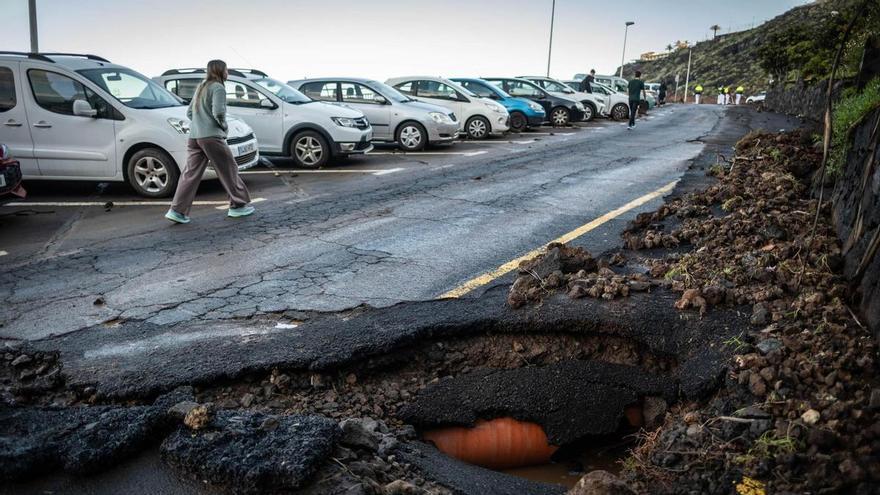 El Cabildo de Tenerife cifra en 17,7 millones de euros los daños de la borrasca Therese y solicita ayuda estatal