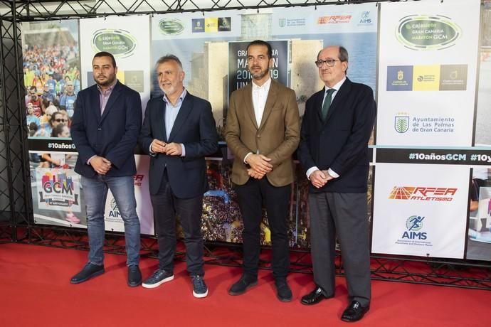 24.01.19. Las Palmas de Gran Canaria. Gala decimo aniversario Gran Canaria Maratón. Gran Canaria Arena.  Foto Quique Curbelo