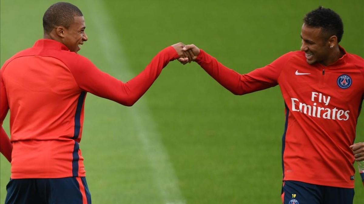 Mbappé y Neymar: los nuevos amigos del PSG