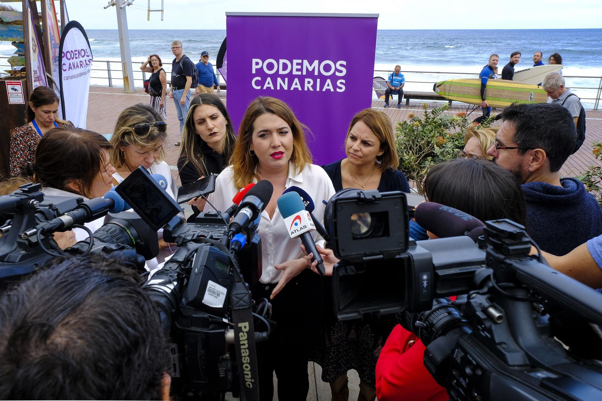 Presentación en Las Palmas de Gran Canaria de las candidaturas de Podemos