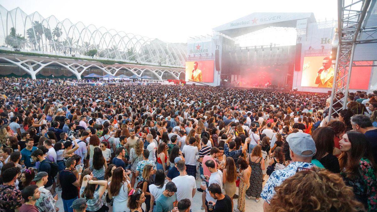 Miss Caffeina en el Festival de les Arts en una imagen de archiv