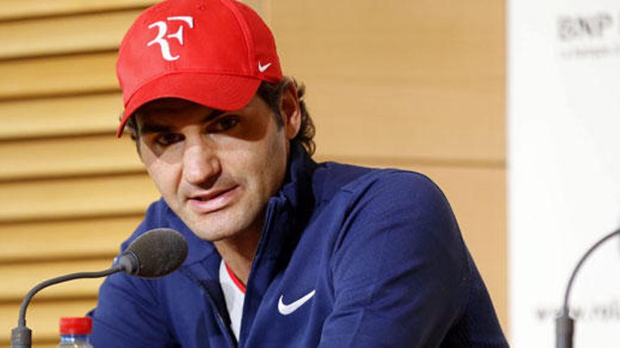 El tenista suizo Roger Federer