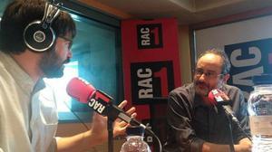 Antonio Baños, durant l’entrevista a RAC-1, aquest diumenge.