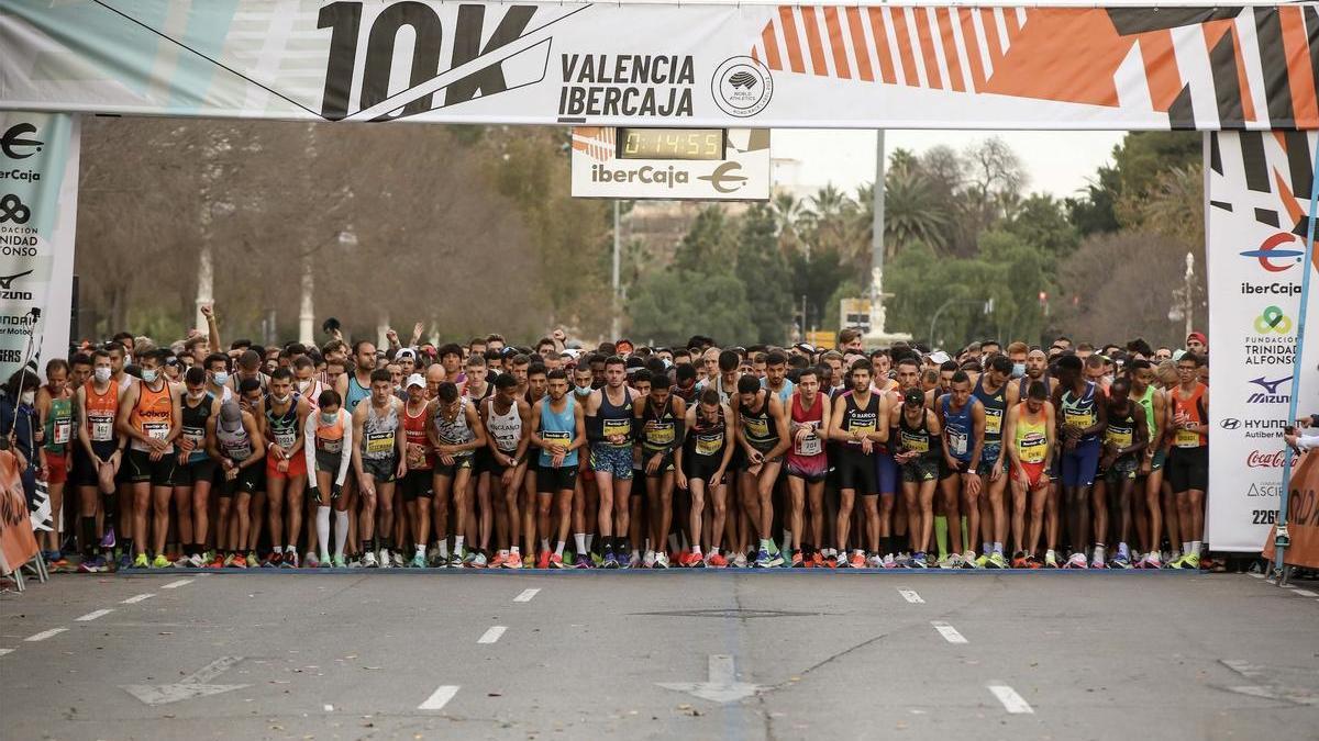 Salida del 10K Valencia Ibercaja 2022