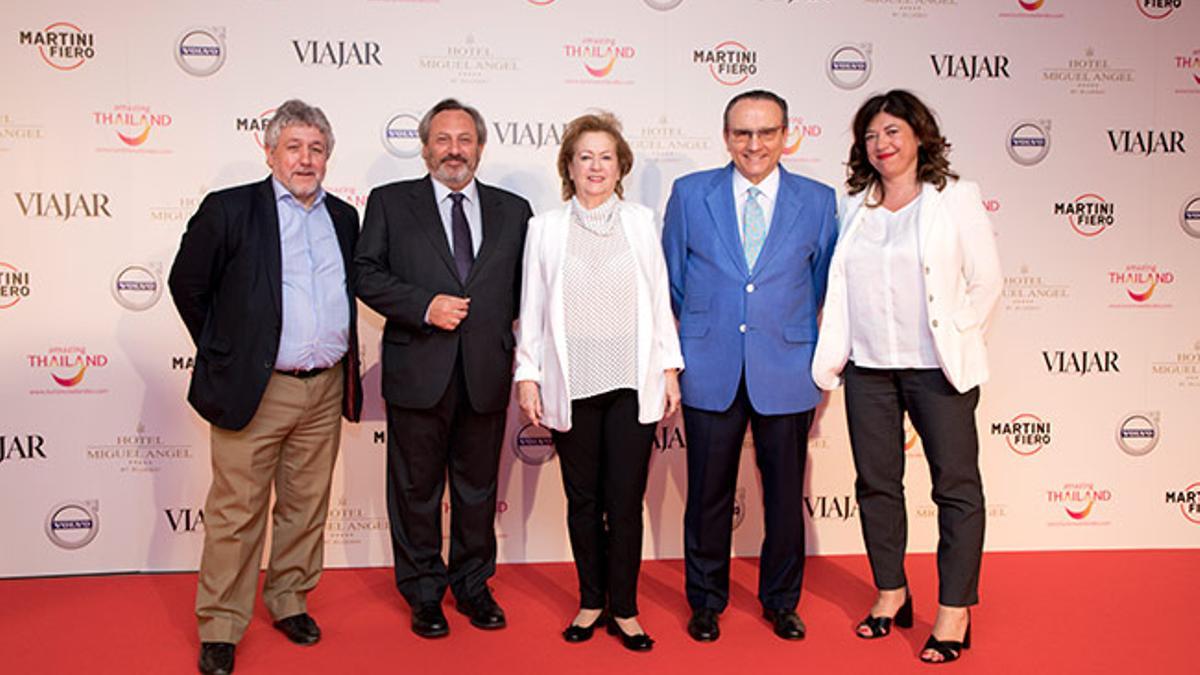 Carmelo Calvo, Mariano López, Arantza Sarasola, Javier Moll e Irene Lanzaco