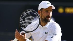 Novak Djokovic, durante el partido