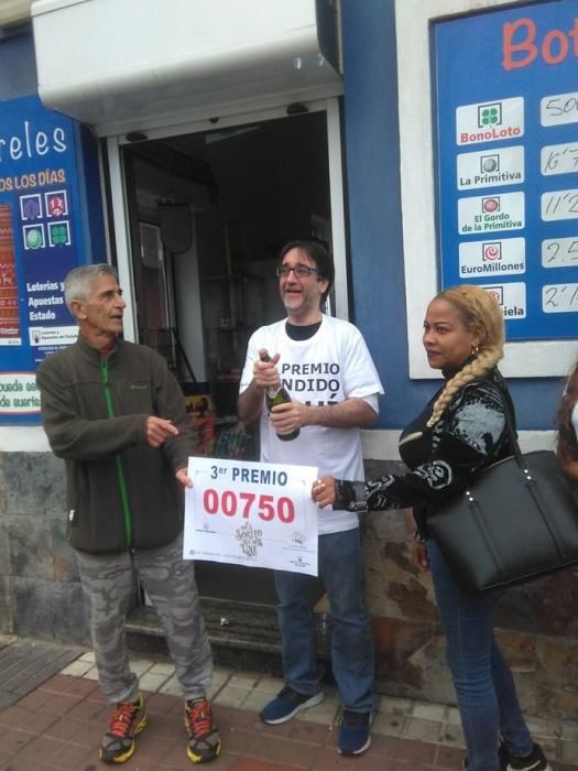 Estos son los afortunados de la Lotería Navidad en Canarias