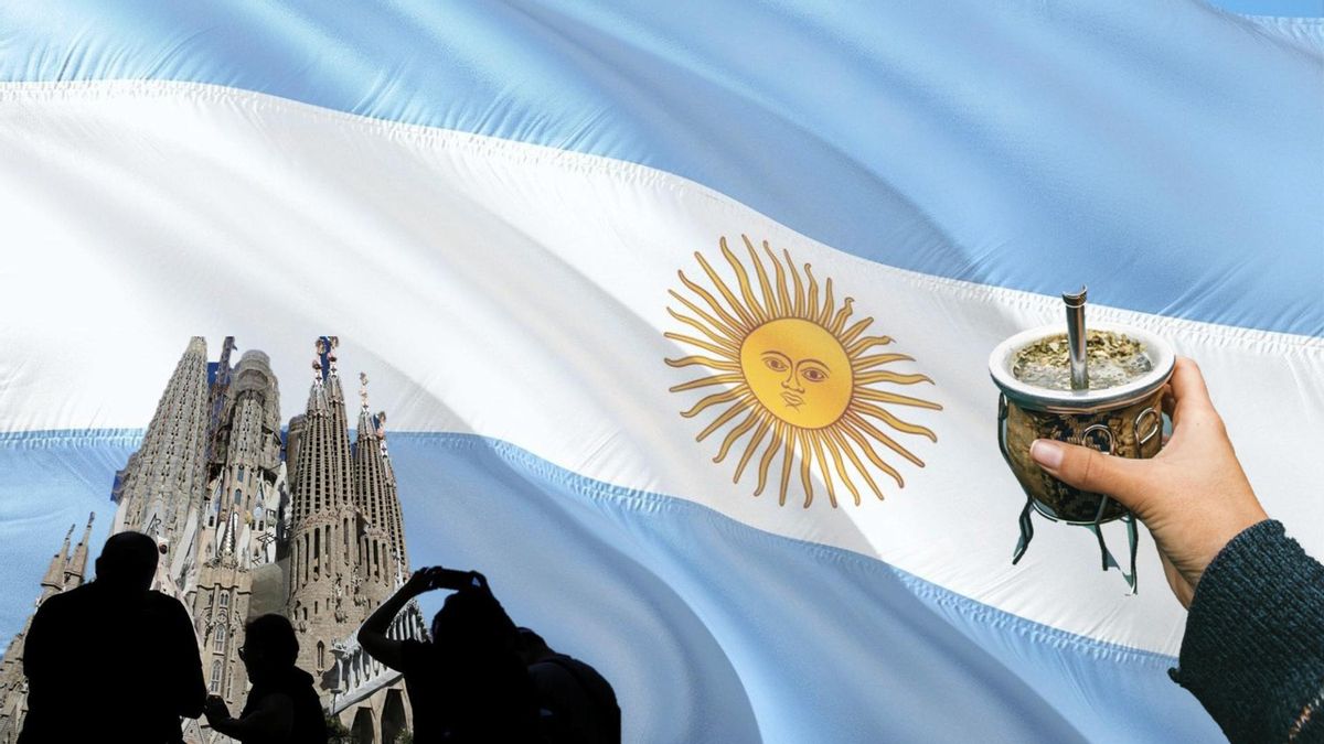 Mate argentino y la Sagrada Familia.