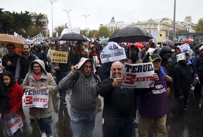 Manifestación 'Revuelta de la España vaciada' en Madrid