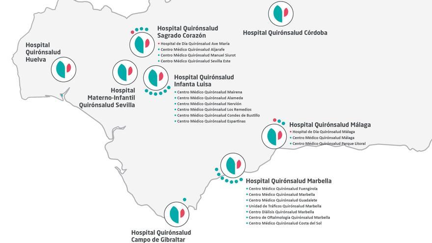 Los hospitales Quirónsalud, líderes en la sanidad privada andaluza