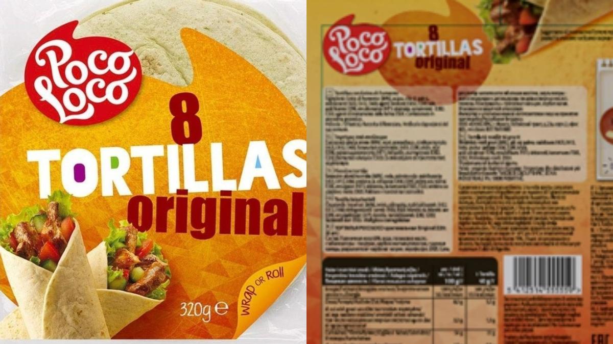 Alerta sanitaria: presencia de gluten no declarado en estas tortillas de harina