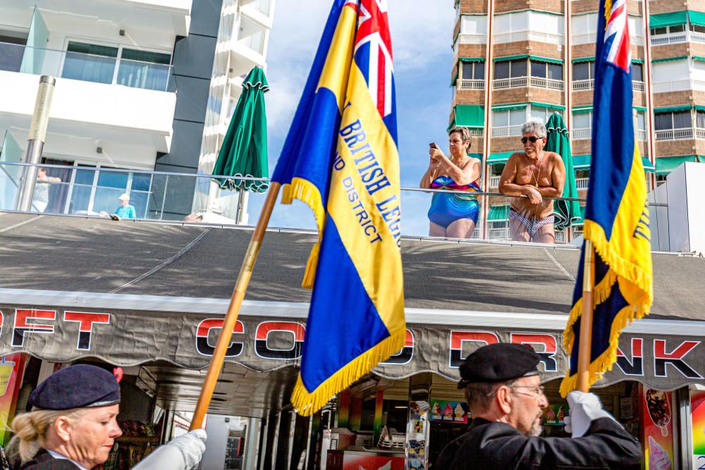 La Royal British Legion celebra un año más un desfile en honor a los soldados que murieron en la Primera Guerra Mundial