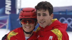 Alonso y Cardona, en los pasados JJOO de Milán-Cortina.
