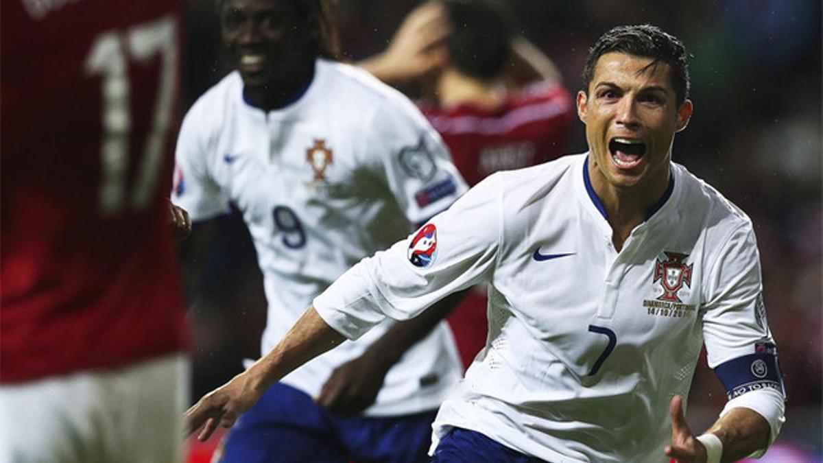 Cristiano Ronaldo celebró su gol decisivo