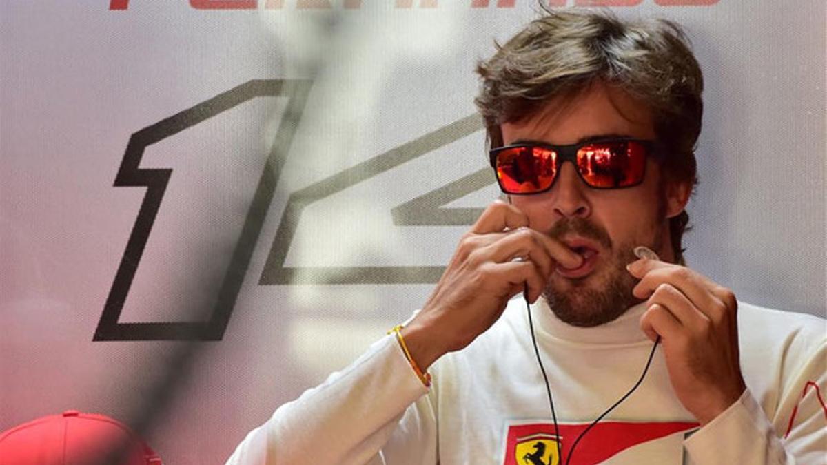 Fernando Alonso no terminó muy satisfecho este sábado