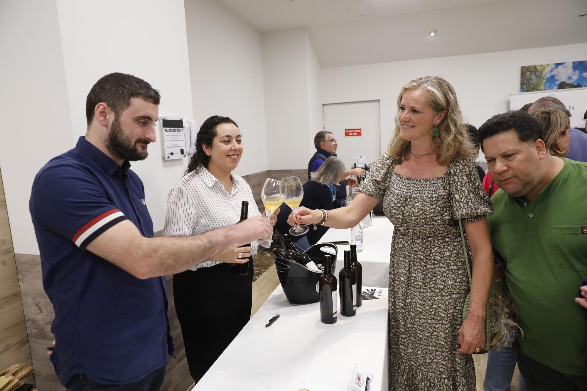 En imágenes: Celebración de una cata en el Salón de la Sidra