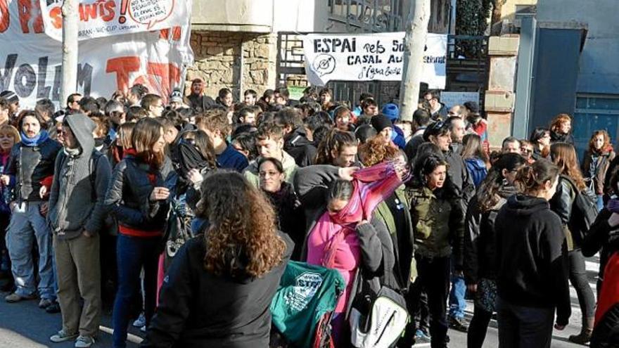 Protesta dels membres de l&#039;Espai pels somnis d&#039;Igualada