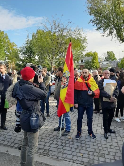 Protestas contra la exhumación de Franco