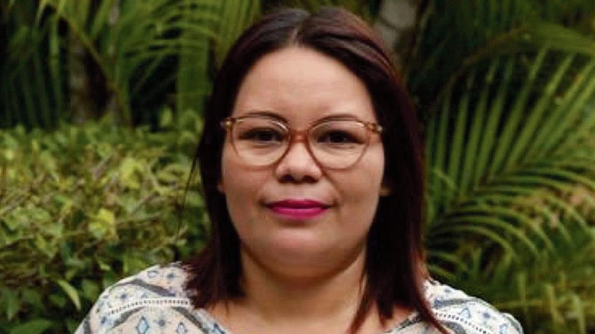 La periodista salvadoreña Carolina Amaya