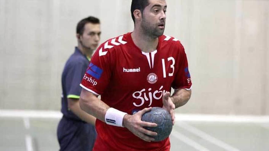 Pablo Fernández, jugador del Gijón Jovellanos.