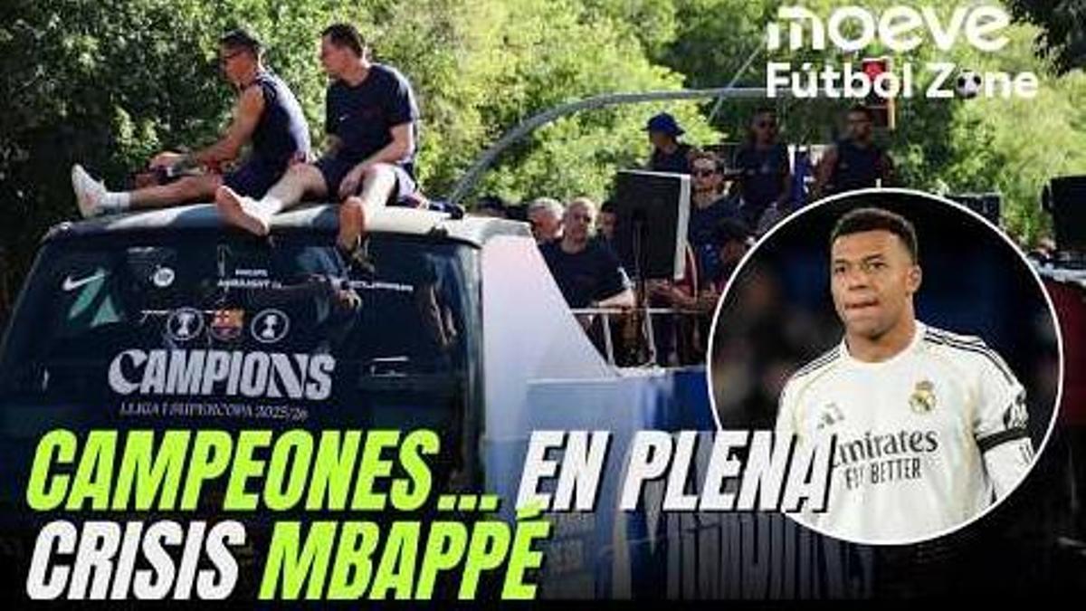 EN DIRECTO - El Barça, campeón de Liga en plena 'crisis Mbappé'
