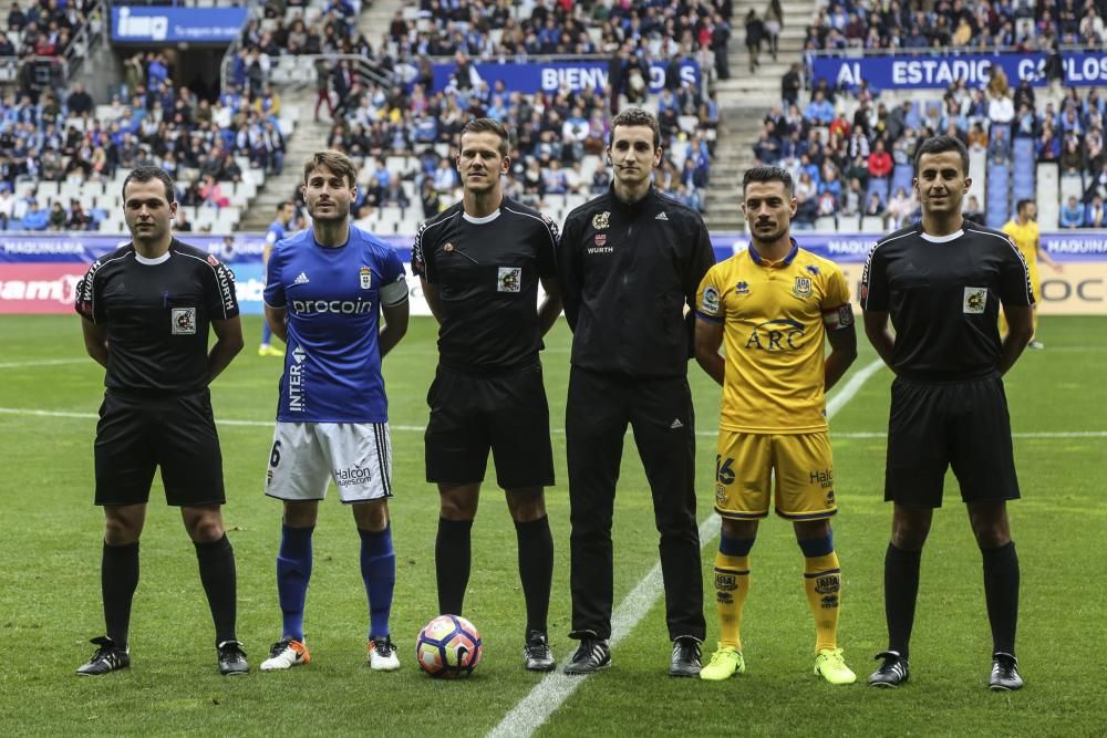 El partido entre el Real Oviedo y el Alcorcón, en imágenes