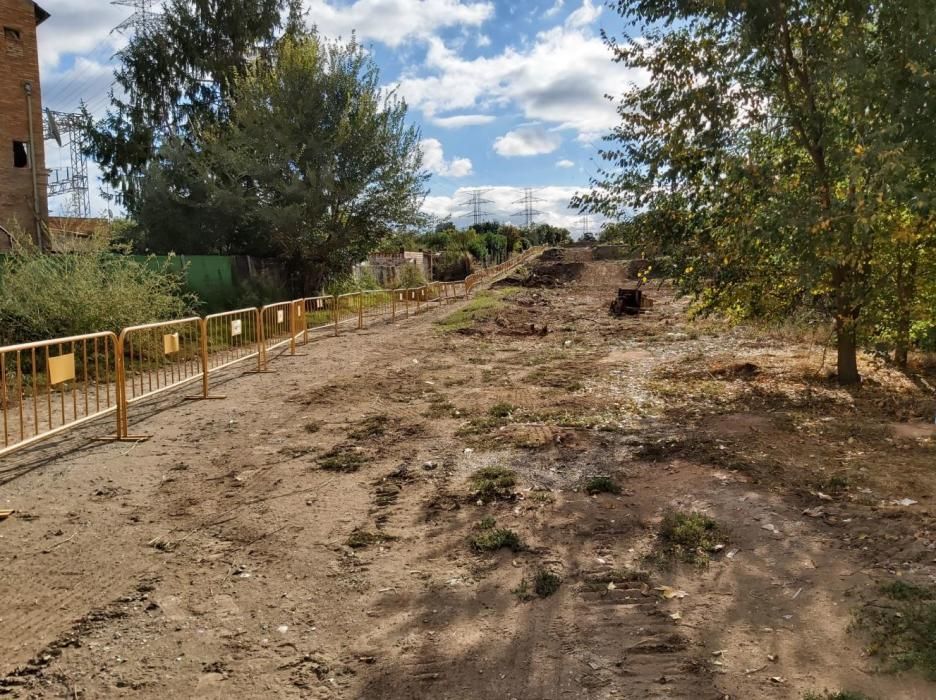 Obres al primer tram de la nova avinguda Països Catalans