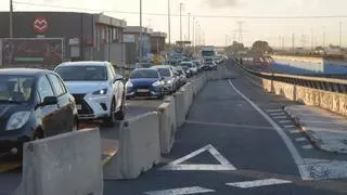 "Caos" en la circulación por los cortes de tráfico en la avenida València y la CV-18 de Castelló