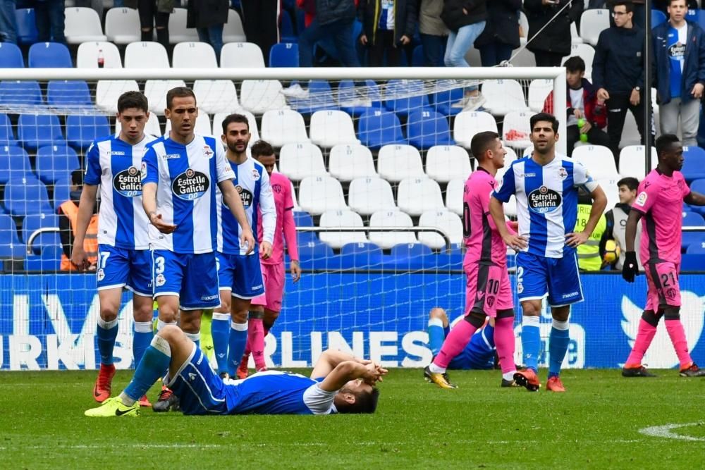 Al Dépor se le escapan dos puntos ante el Levante