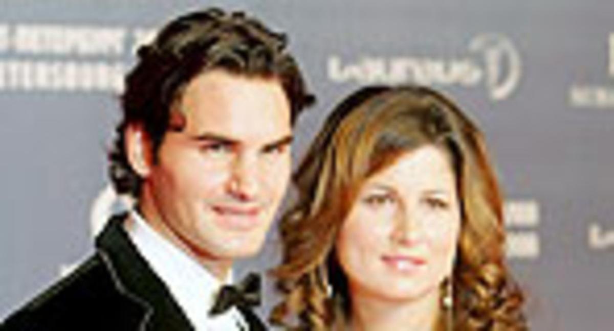 Roger Federer i Mirka Vavrinec.