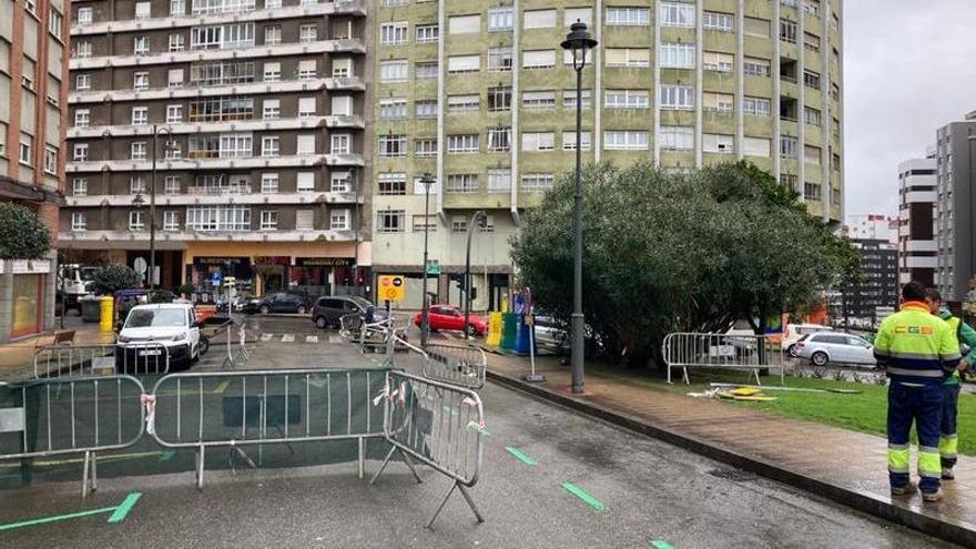 Las obras en el Carbayedo modifican el mapa de plazas de aparcamiento: así quedarán repartidas en el futuro