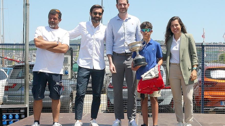 Guillermo García, del Náutico, primer campeón de la novedosa Vigo Sailing Week