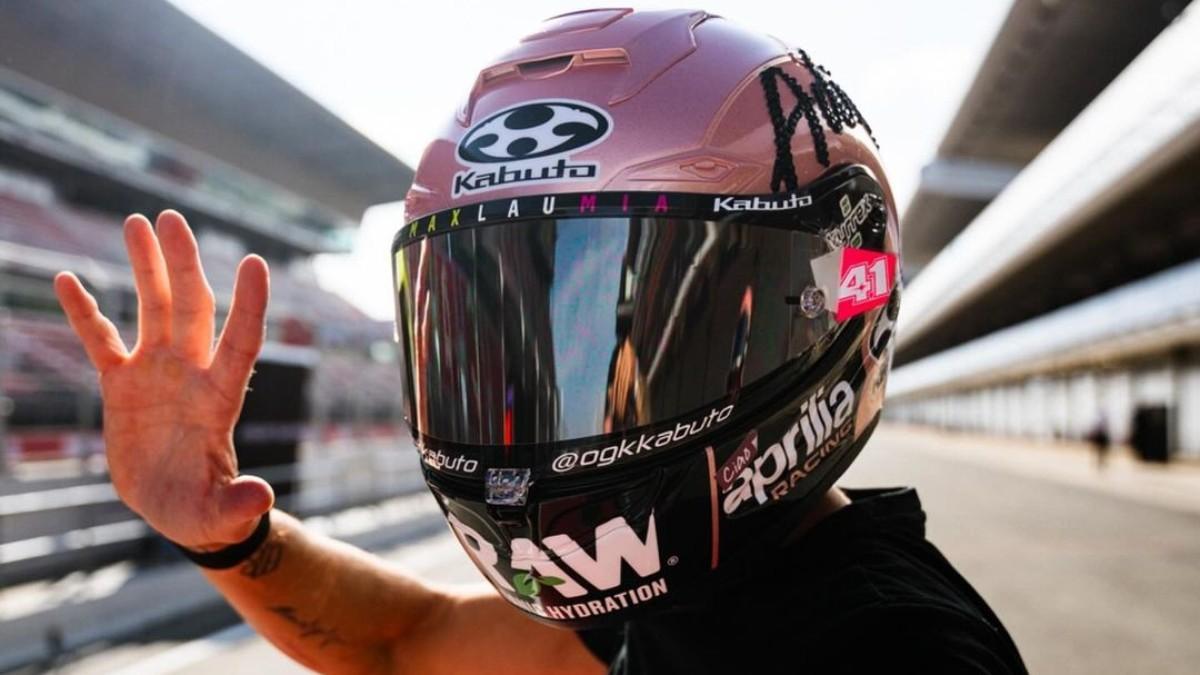 Aleix se despide con una edición especial de su casco