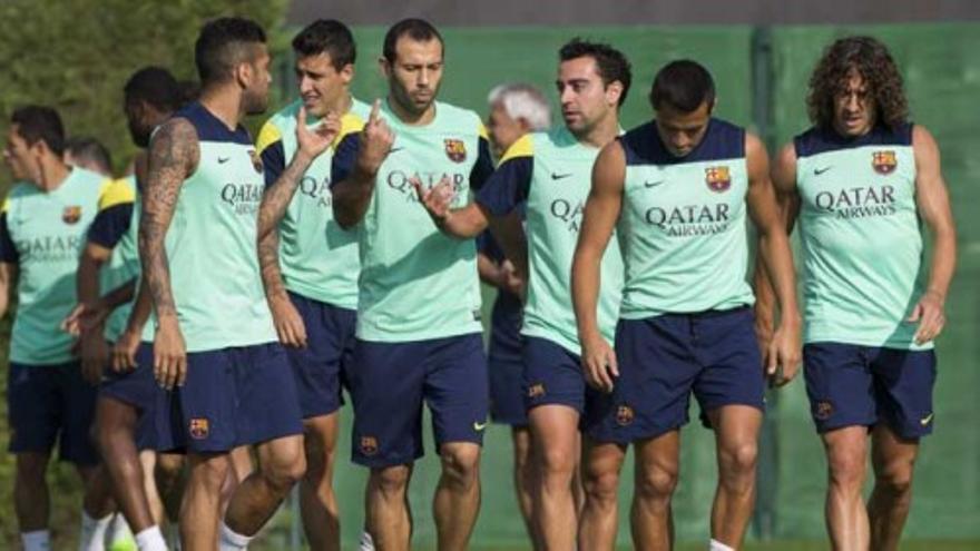 El Barcelona se prepara para la Champions