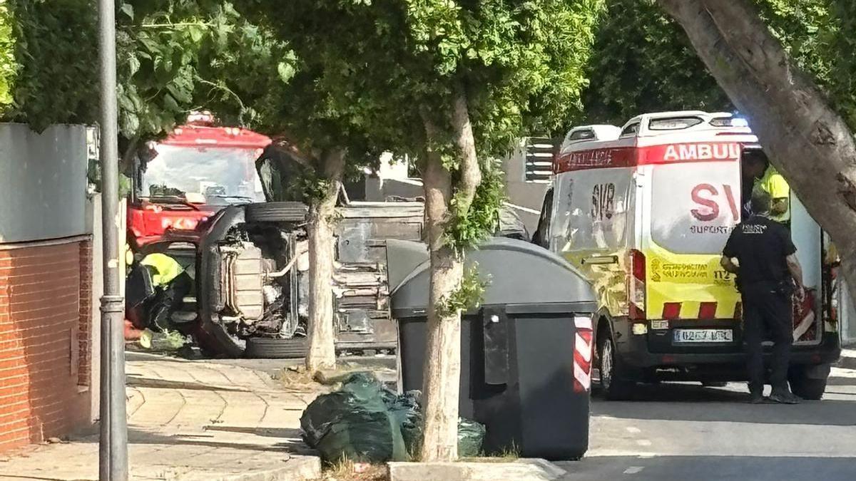 cinco accidentes de tráfico en mes y medio