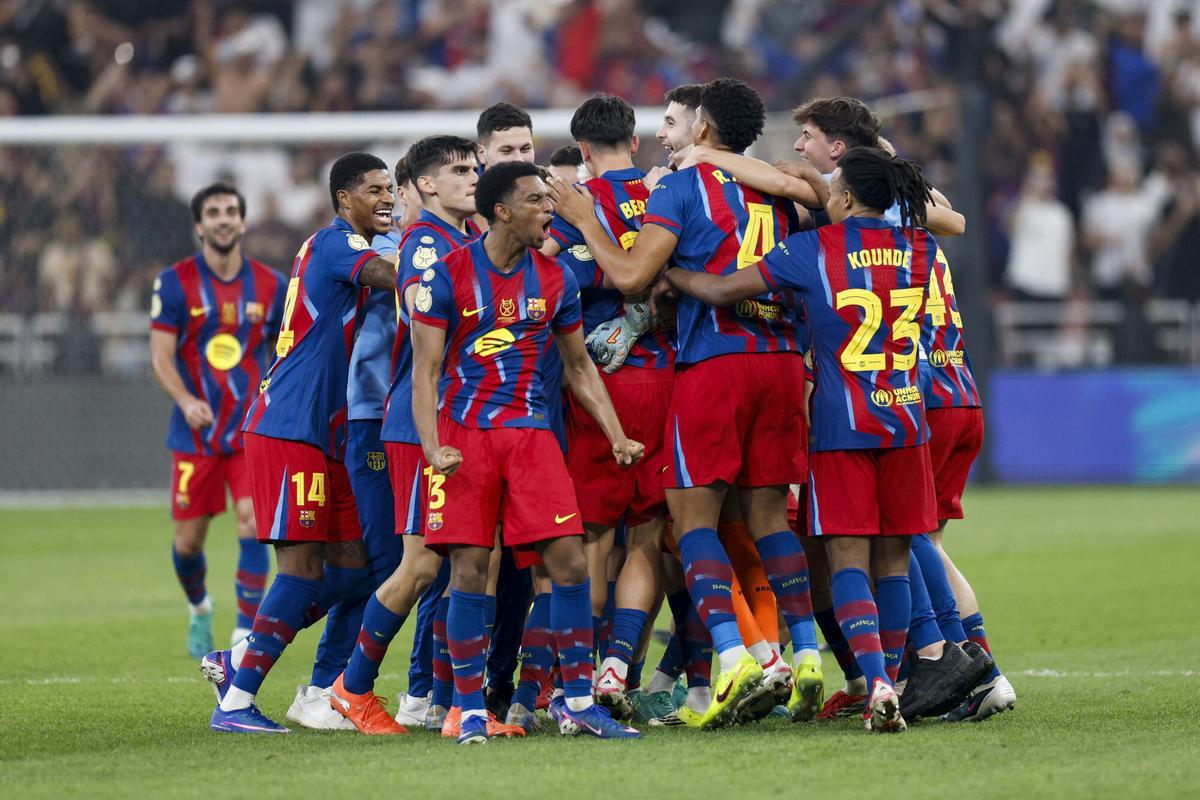 Final de la Supercopa de España: Barcelona - Real Madrid, en imágenes