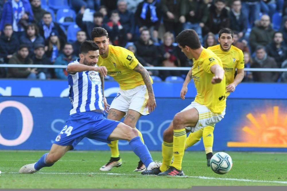 El Dépor le gana 1-0 al Cádiz