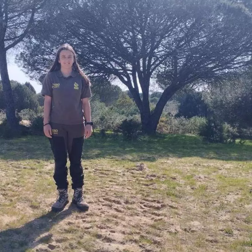 Isabel Moreno. Huelva. Becaria del CSIC en Doñana.