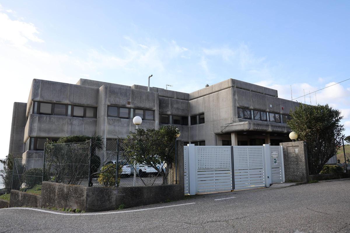 Fachada del edificio principal del centro oceanográfico de Vigo, este viernes