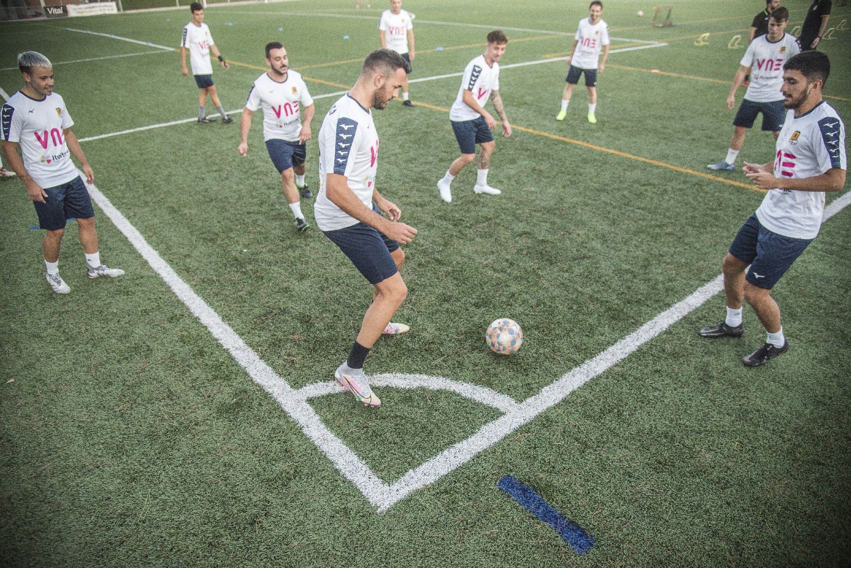 Primer entrenament del FC Pirinaica de pretemporada