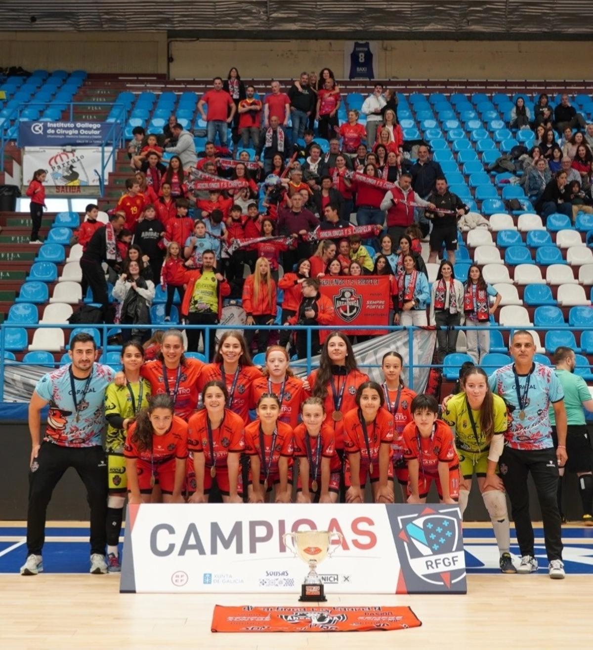 La afición del Arealonga FS.